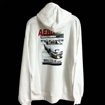 머리글자D AE86 후지와라 타쿠미 후지와라 두부 가게 집업 후드티