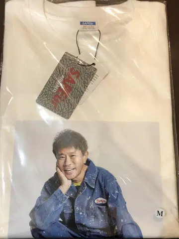 SAPEUR 하마다 마코토 화이트 T셔츠 XL