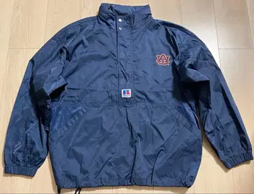 90s 러셀 아노락 후드티 후디 하프 지퍼