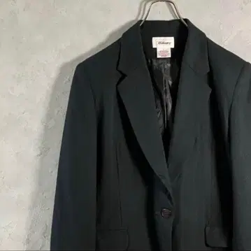 WORTHINGTON 테일러드 자켓 울 두꺼운 원단 1B 블랙 L26