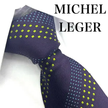 [ 새상품급 ] MICHEL LEGER 스트라이프 넥타이 한정판 비즈니스