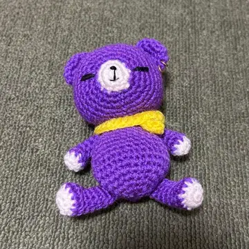Snow Man 후카사와 타츠야 핸드메이드 곰 봉제 인형