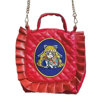 HEIHEI x 시미즈 씨 쇼와 레트로 퀼팅 파우치 백