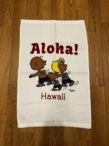 하와이 한정판 일광화상 스누피 타월