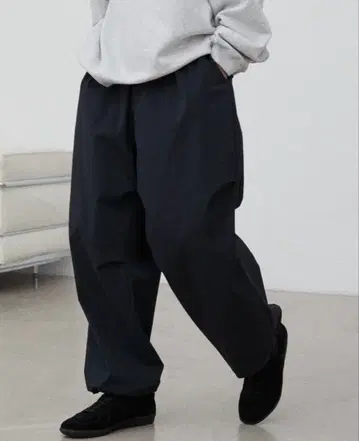 WYM LIDEM 트랙 와이드 이지 루즈 팬츠