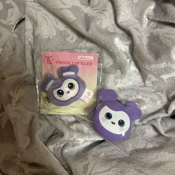 TWICE LOVERYS 사나 코인 케이스 앞머리 헤어 클립
