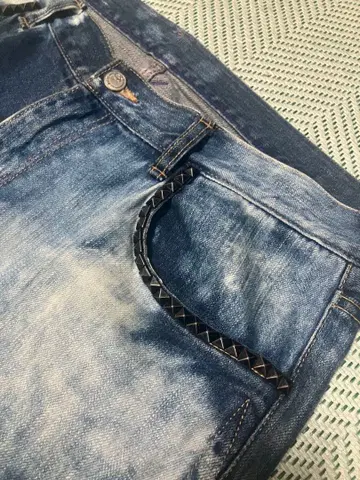 00s 맥대디 스터드 블리치 팬츠