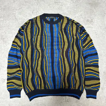 3D 니트 coogi 계열 BARISAL 아크릴 니트 스웨터 L