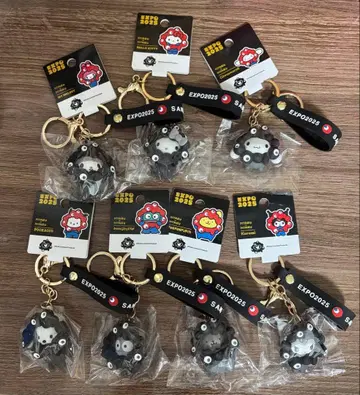 [ 컴플리트 세트 ] 만박 한정 산리오 블랙 미야쿠미야쿠 변신 키링