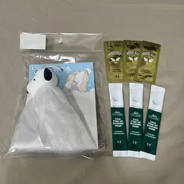 스누피 페이스 워시넷 블랙