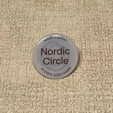 오사카 간사이 엑스포 Nordic Circle 핀 배지