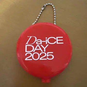 Da-iCE DAY 2025 로고 빨간색 케이스