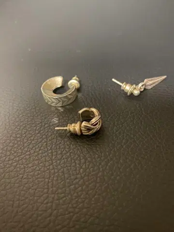 실버 귀걸이 3세트