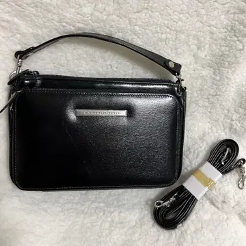 [ HIROKO KOSHINO ] 2wey 백 블랙 숄더 클러치