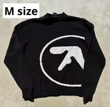 미착용 aphex twin 에이펙스 트윈 니트 블랙 M 사이즈