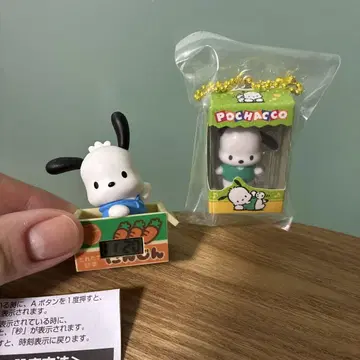 포차코 종이상자 시계 피규어 & 키링 세트