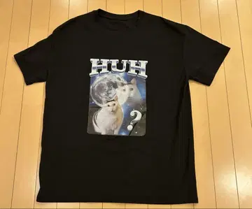 huh? 고양이 밈 T셔츠 빅 사이즈 huh고양이 고양이 밈 huhcat