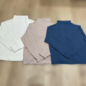 소프트 니트 플리스 모크넥 S 3장 세트 UNIQLO