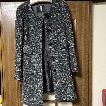 월드 언타이틀 UNTITLED 여성용 노카라 코트