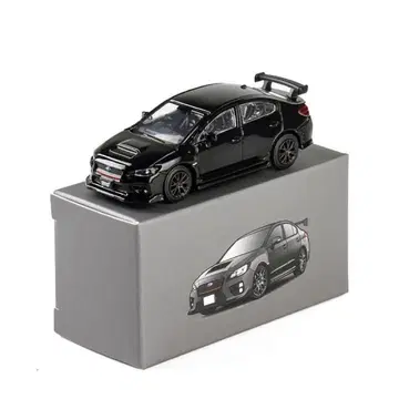 스바루 임프레자 WRX STI VAB 1/64 합금 미니카 블랙