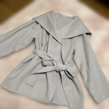 3일간 한정 가격 SNIDEL 그레이 주얼 오버 빅 후드 코트