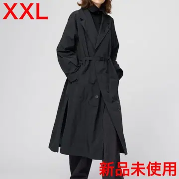 스탠칼라 롱 코트 유니클로 U 블랙 XXL 2XL 자켓
