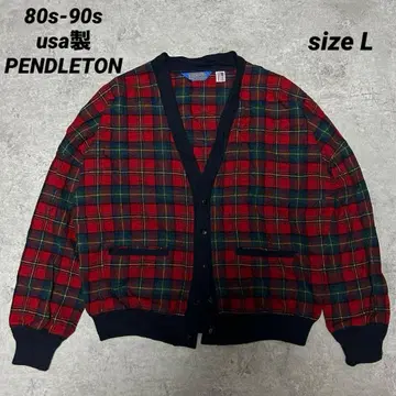 80s-90s usa제 Pendleton 펜들턴 울 가디건 L