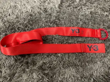 Y-3 레드 나일론 벨트 수납 봉투 포함
