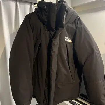 FIRST DOWN 블랙 다운 자켓 SMALL