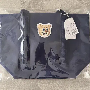 [미사용 새상품] 페이러 올드 테디 와펜 토트백 네이비 소