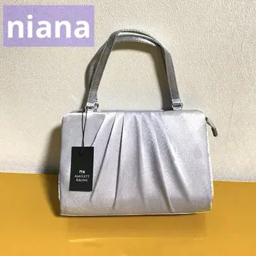 새상품 niana  파티 핸드백 실버 브라이덜 결혼식