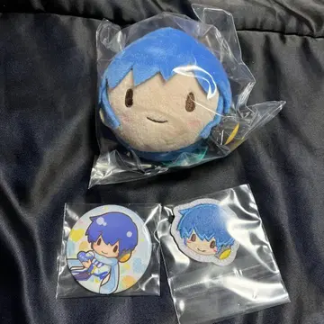 후와푸치 복권 C D E상 당고 봉제 인형 스티커 캔뱃지 KAITO