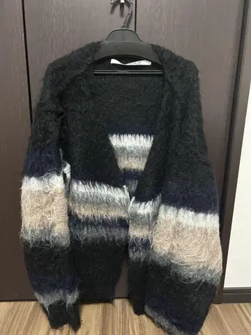 PERVERZE double stripe knit cardigan