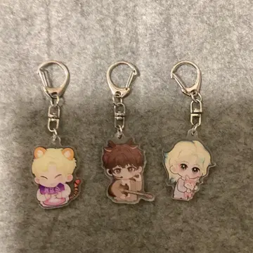 아크릴 캐릭터 키링 3종 세트