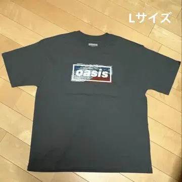oasis 로고 T셔츠 그레이 도쿄 디자인 L 사이즈