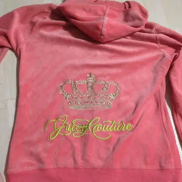 Juicy Couture 핑크 후드 부착 후드티