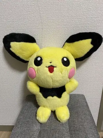 헤이세이 레트로 당시 제작 TOMY 타미힐피거제 등신대 피츄 봉제 인형
