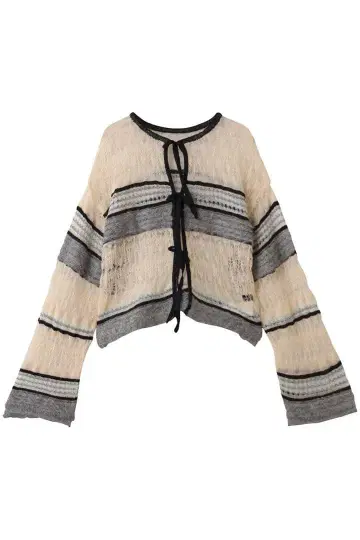 maison special 2way Ribbon Cardigan