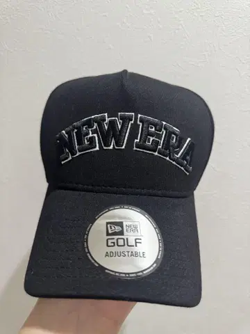 NEW ERA 골프 캡 블랙