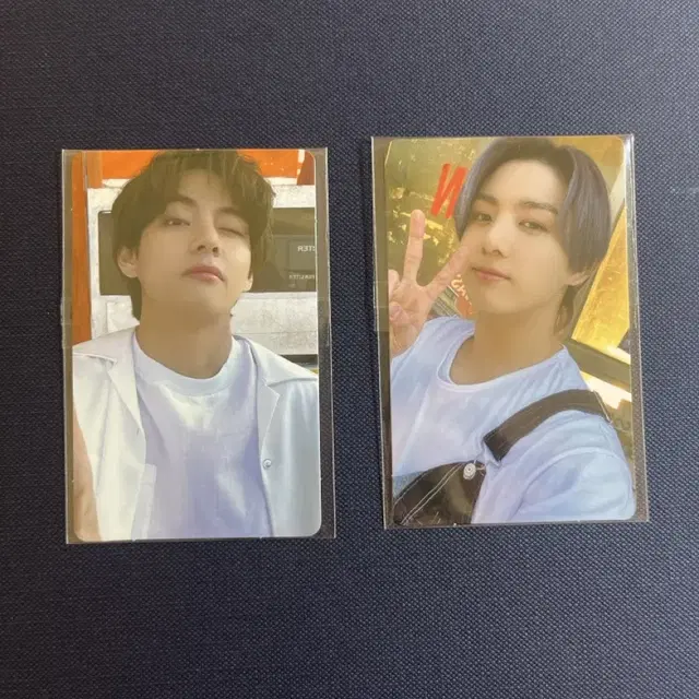 방탄소년단 bts 정국 뷔 태형 버터 위버스 특전 포토카드