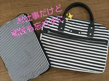 새상품급 비즈니스 백 PC 케이스 & 숄더 포함 비즈니스 백 보더 무늬