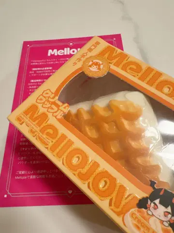 새상품 mellojoy 크림 와플 세모