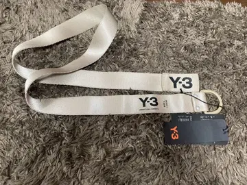 Y-3 로고 벨트 베이지 L 사이즈