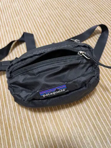 patagonia 블랙 웨스트 파우치