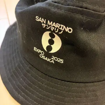 SAN MARINO EXPO 2025 버킷햇 블랙