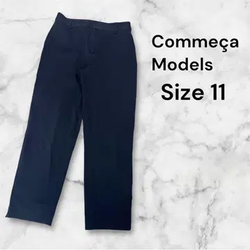COMME CA MODELS 슬랙스 팬츠 네이비 (XL)