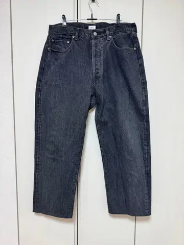 CIOTA 스트레이트 데님 33인치 블랙