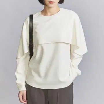 뷰티 앤 유스 유나이티드 애로우즈 케이프 프릴 긴팔 상의