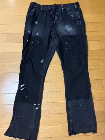 mnml 블랙 부츠컷 데님