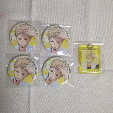 하이큐 츠키시마 케이 극락탕 캔 배지